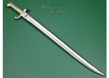 French Model 1842 Yataghan Sword Bayonet. Chatellerault 1854. #2407030 #3