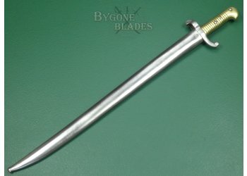 French Model 1842 Yataghan Sword Bayonet. Chatellerault 1854. #2407030 #4