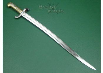 French Model 1842 Yataghan Sword Bayonet. Chatellerault 1854. #2407030 #5