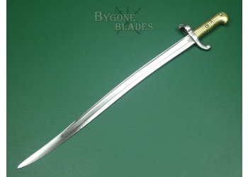 French Model 1842 Yataghan Sword Bayonet. Chatellerault 1854. #2407030 #6