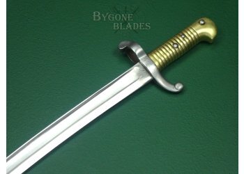 French Model 1842 Yataghan Sword Bayonet. Chatellerault 1854. #2407030 #8