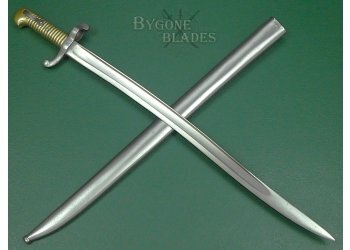 French Model 1842 Yataghan Sword Bayonet. Chatellerault 1856. #2603009 #1