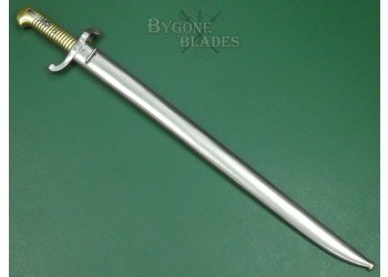 French Model 1842 Yataghan Sword Bayonet. Chatellerault 1856. #2603009 #3