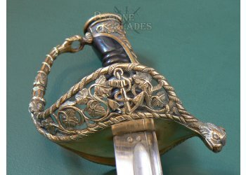 French Model 1854 Naval Officer&#039;s Sword #8