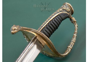 French Model 1854 Naval Officer&#039;s Sword #9