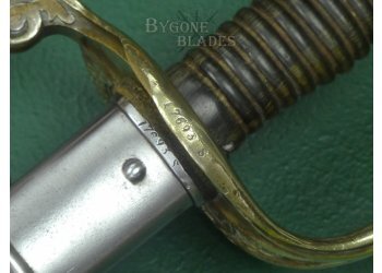 French Model 1855 Infantry Adjutants Sword. Matching Numbered Scabbard. #2410033 #13