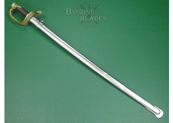 French Model 1855 Infantry Adjutants Sword. Matching Numbered Scabbard. #2410033 #3