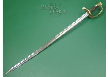 French Model 1855 Infantry Adjutants Sword. Matching Numbered Scabbard. #2410033 #6