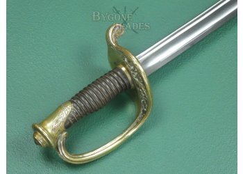 French Model 1855 Infantry Adjutants Sword. Matching Numbered Scabbard. #2410033 #9