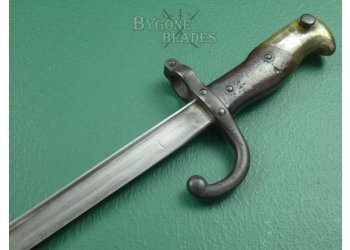 French Model 1874 Gras Infantry Rifle Bayonet. Chatellerault 1876 #8