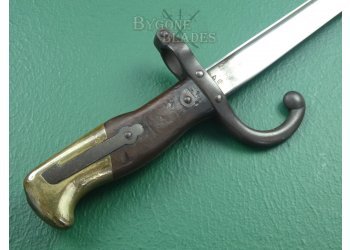 French Model 1874 Gras Infantry Rifle Bayonet. Chatellerault 1876 #9