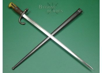 French Model 1874 Gras Rifle Bayonet. St Etienne 1876. #2101026 #1