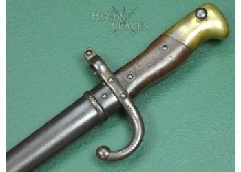 French Model 1874 Gras Rifle Bayonet. St Etienne 1876. #2101026 #9