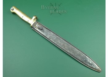 German Ersatz Bayonet EB21. Rare WW1 Brass Hilt Bayonet. #2101030 #3