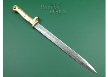 German Ersatz Bayonet EB21. Rare WW1 Brass Hilt Bayonet. #2101030 #5