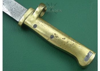 German Ersatz Bayonet EB21. Rare WW1 Brass Hilt Bayonet. #2101030 #8