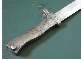 German Ersatz Bayonet EB24. Rare Un-Fullered Blade. Countersunk Muzzle Ring #7