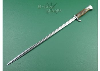 German Imperial Army S1898 n.A Quill Point Bayonet. Erfurt 1905. #2111013 #6
