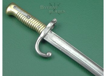 German Issued French M1866 Chassepot Bayonet. Franco-Prussian War Seizure. #2111010 #7