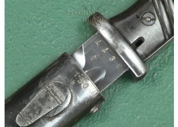 German K98 Bayonet. Heller 1938. Matching Scabbard. #2410016 #10