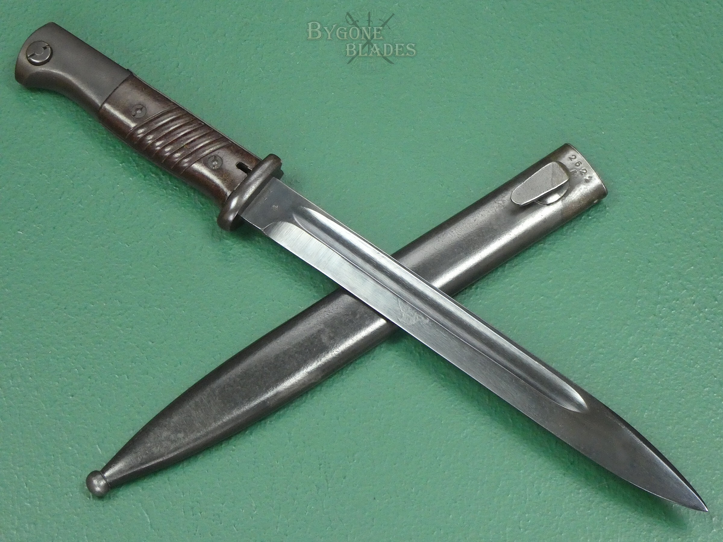 Horster K98 bayonet. Matching numbers