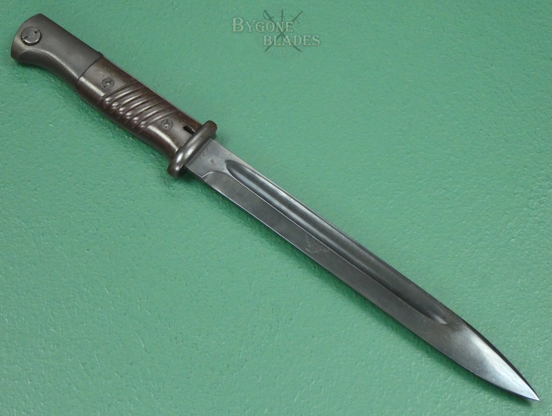 German K98 Bayonet. Horster 1944. Matching Numbered Scabbard. #2607004 #5