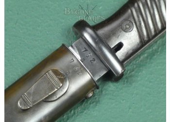German K98 Bayonet. MUNDLOS 1938. Matching Scabbard. #2410015 #10
