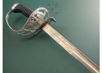 German KD1889 Cavalry Sword. Regimentally Marked Kavalerie Degen 1889 #9