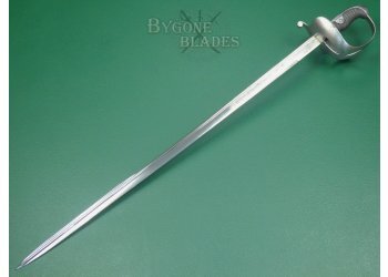 German M1852/79 Prussian Cavalry Officers Pipe-Back Sword. #2407011 #6