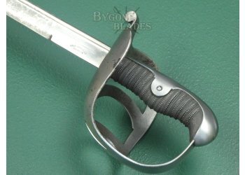 German M1852/79 Prussian Cavalry Officers Pipe-Back Sword. #2407011 #10