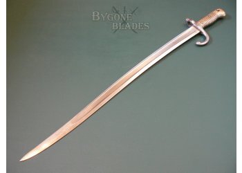 German Model 1866 Yataghan Bayonet. Franco-Prussian War Seizure Chassepot. Prussian Unit Marks #6