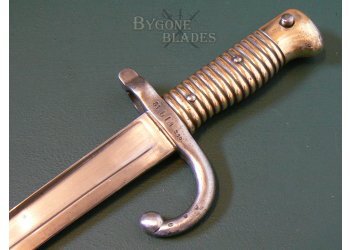 German Model 1866 Yataghan Bayonet. Franco-Prussian War Seizure Chassepot. Prussian Unit Marks #7