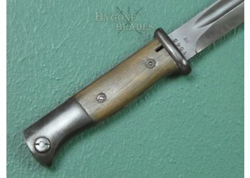 German S1884/98 Bayonet.  K98 Matching Numbered Scabbard. #2403003 #9