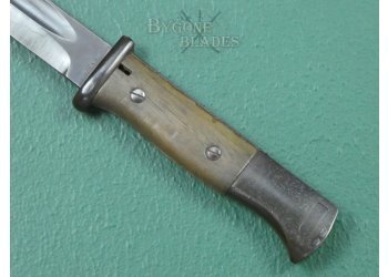 German S1884/98 Bayonet.  K98 Matching Numbered Scabbard. #2403003 #10