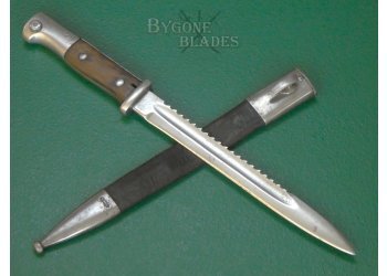 German S84/98 sawback bayonet