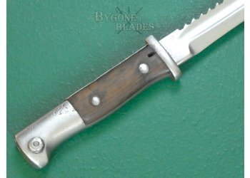 German S84/98 Saw-Back Bayonet. Heller 1915. #2510008 #8