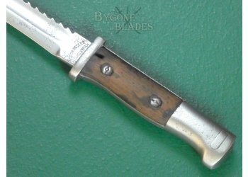 German S84/98 Saw-Back Bayonet. Heller 1915. #2510008 #9