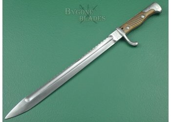 German S98/05m.S. Saw-Back Bayonet. Mauser 1916. #2206006 #4