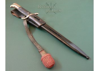 German WW2 Saw Back Firemans Bayonet