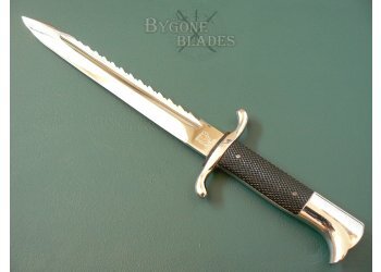 German Sawback Fire Service Bayonet. Eickhorn 1935-41 #7