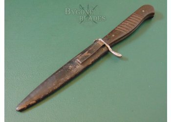 German. Saxon WW1 Boot Knife. Imperial German Trench Knife #4