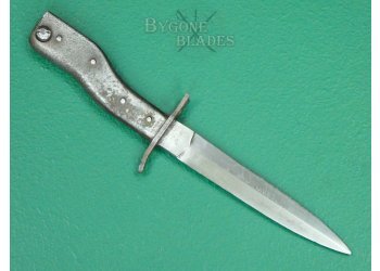 German WW1 DEMAG Crank Handle Trench Knife Bayonet. Unit Marked. #2406002 #5