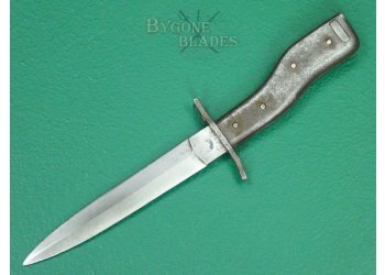 German WW1 DEMAG Crank Handle Trench Knife Bayonet. Unit Marked. #2406002 #6