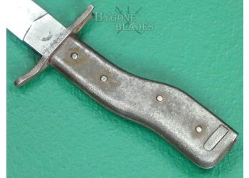 German WW1 DEMAG Crank Handle Trench Knife Bayonet. Unit Marked. #2406002 #8
