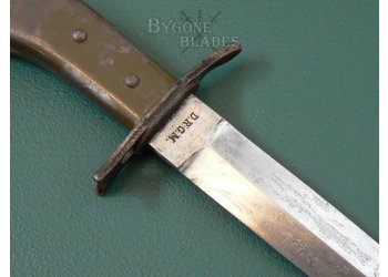 German WW1 DEMAG Ersatz Crank Handle Bayonet Trench Knife #11