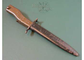 German WW1 DEMAG Crank Handle Trench Knife