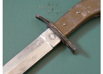 German WW1 DEMAG Ersatz Crank Handle Bayonet Trench Knife #10