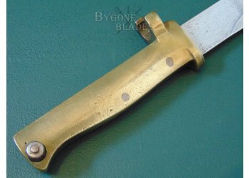 German WW1 Ersatz Bayonet EB22. Brass Hilt. #6