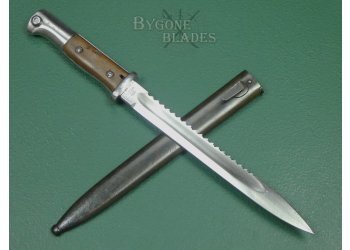 German S1884/98 WW1 sawback bayonet