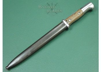 German WW1 S84/98nA Sawback Bayonet. Twin Makers. 1915. #2410004. #4
